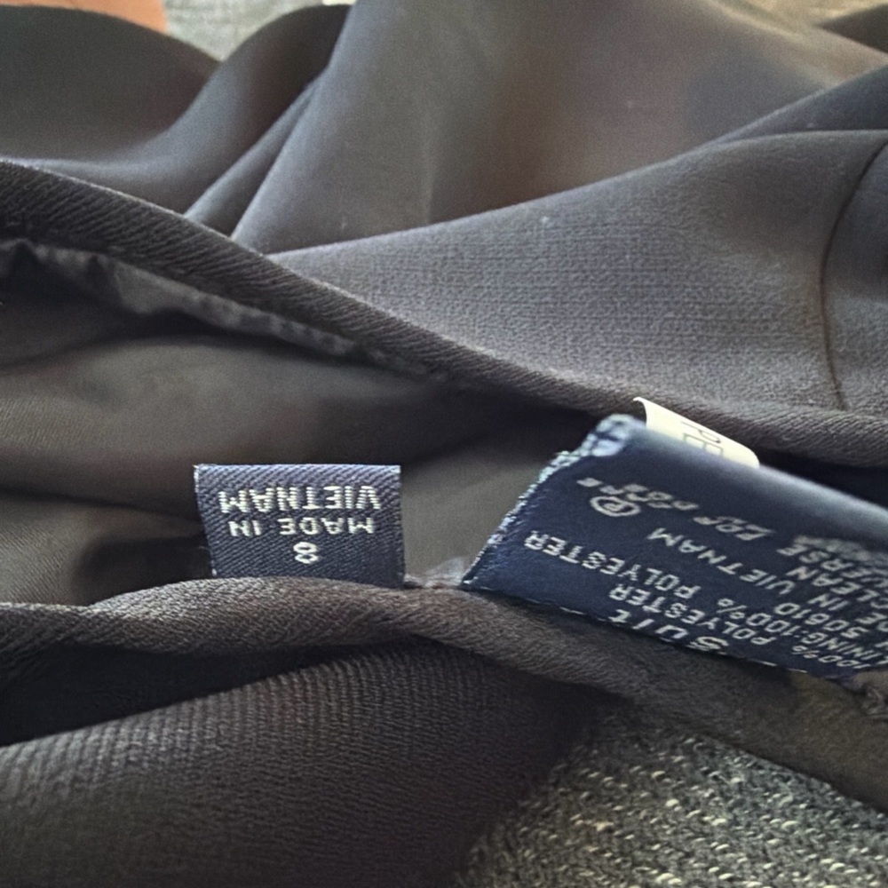 Corpcore Office Siren Classic Normcore Y2k Jones Wear Suit 8 Pencil Skirt Black - Picture 3 of 6